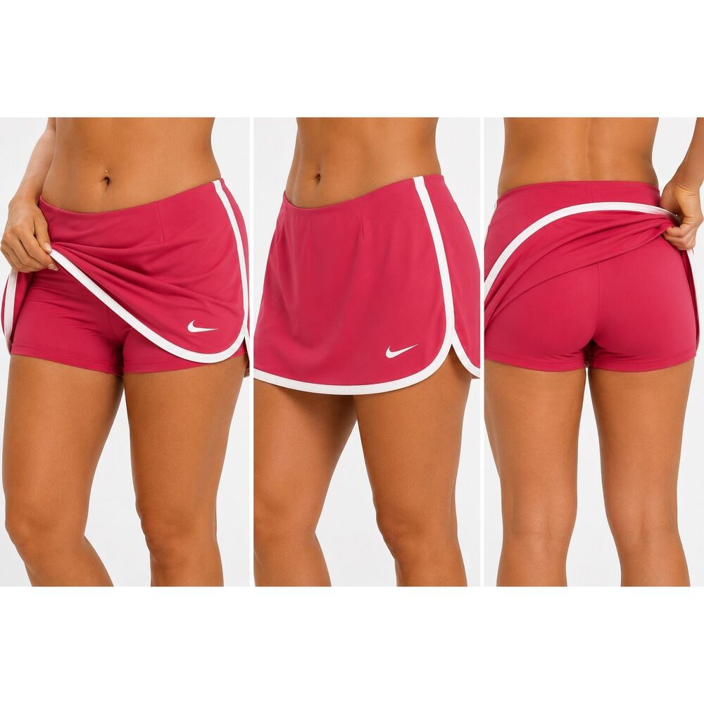 Nike Tennis Skirt/Skort Pink and White Size Large